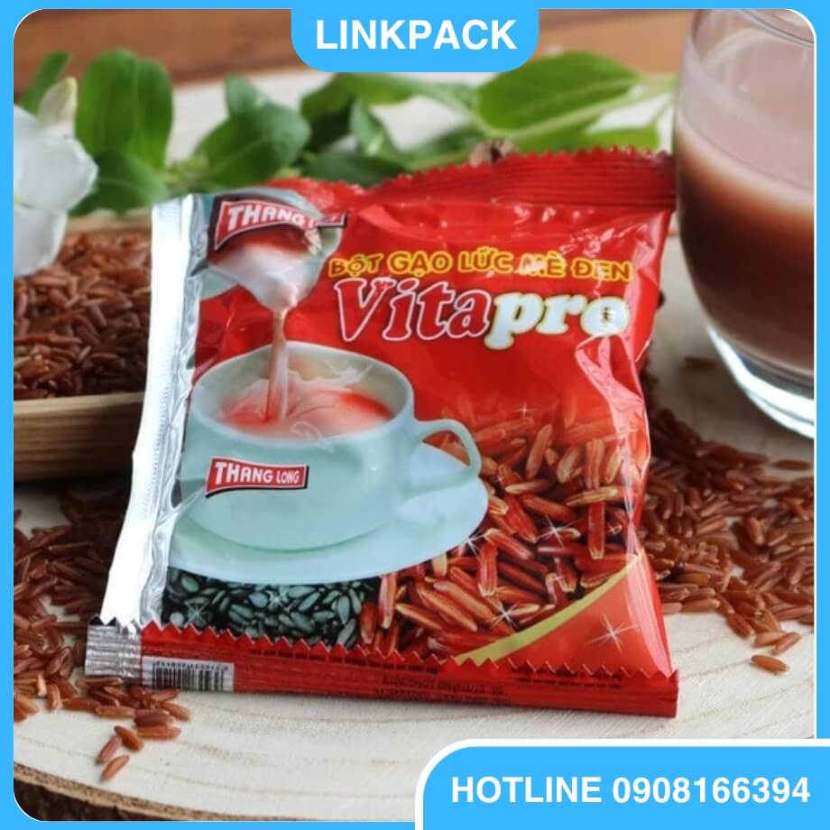 bao bì bột gạo lứt in trục đồng
