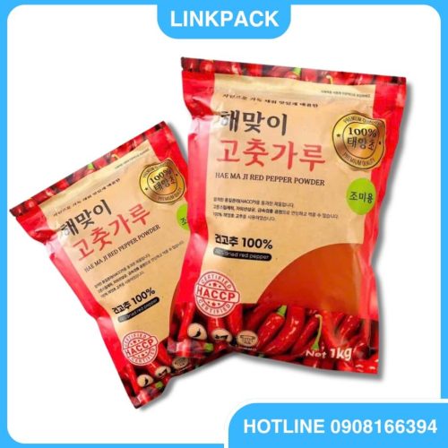 bao bì đựng bột ớt Hàn Quốc