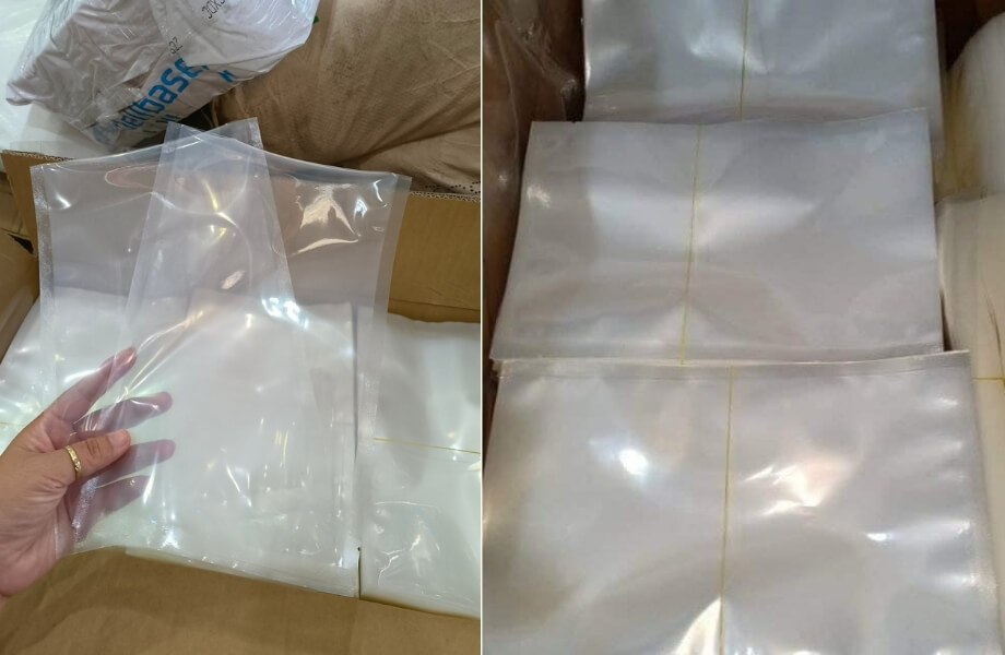 Các size túi hút chân không PA đa dạng tại Bao Bì LinkPack