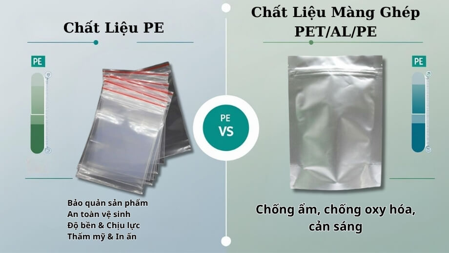 Chất liệu túi zipper 