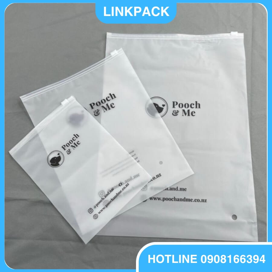 Kích cỡ túi zip đựng quần áo