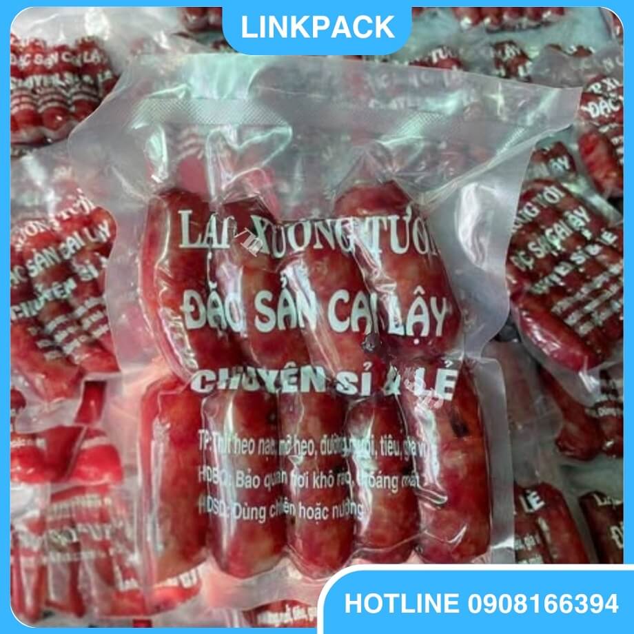 Túi hút chân không thực phẩm in logo tại LinkPack