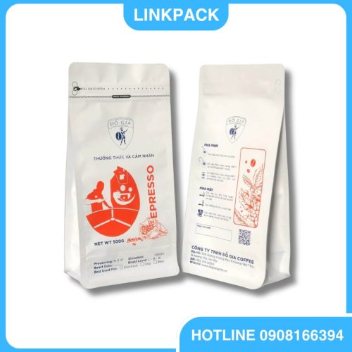 Túi zipper đựng cà phê