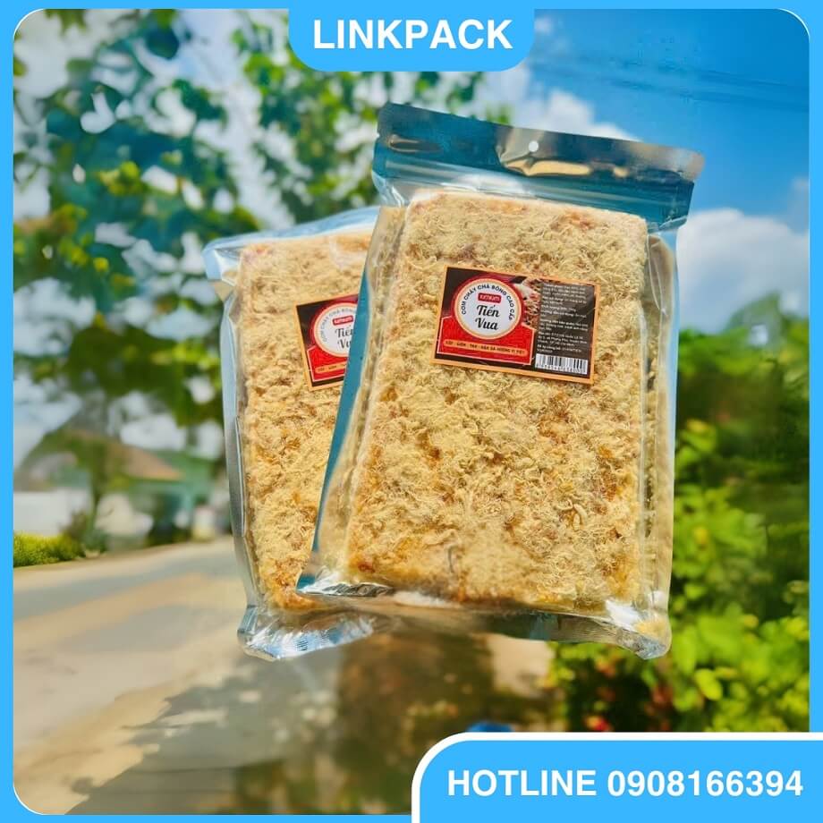 Túi zip hút chân không đựng cơm cháy